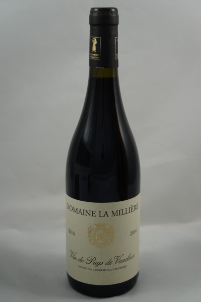 Domaine La Millière IGP Vaucluse Rouge 2015